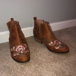 Brown Ankle Booties